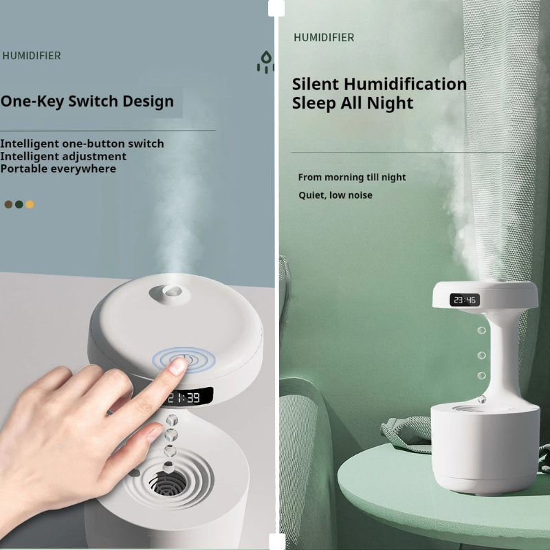 Breathe Easy, Sleep Deeper β The Soothing Glow Humidifier That Transforms Your Space into a Sanctuary