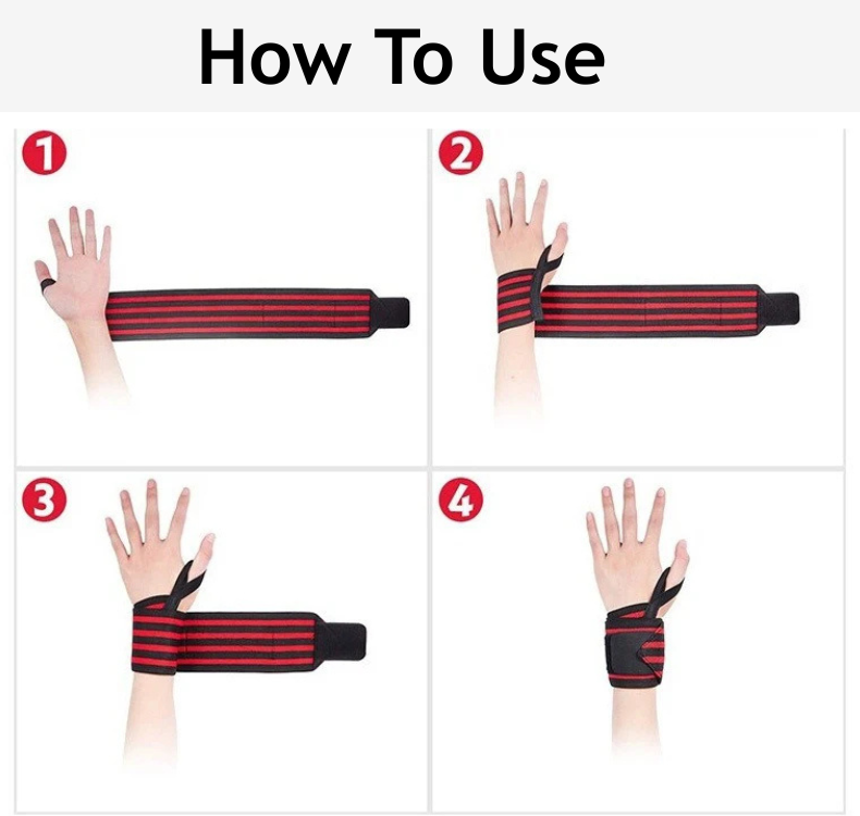 Wrist Support Wraps - Train Harder