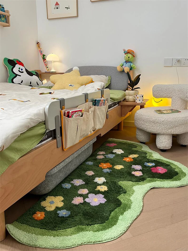 Bring the Beauty of Blossoms Home – Elegant Flower Garden Rug