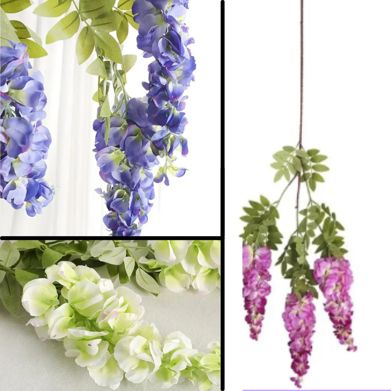 Beautiful Artificial Hanging Wisteria
